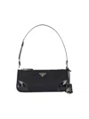 Prada 're-edition 2002' Shoulder Bag In Black  