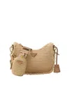 Prada Re-edition 2005 Crochet Bag In Neutral Color
