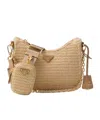Prada Re-edition 2005 Crochet Bag In Neutral Color