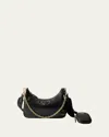Prada Re-edition 2005 Leather Shoulder Bag In F0002 Nero