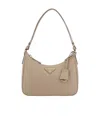 Prada Re-edition 2005 Mini Bag In Nude