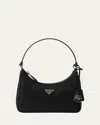 Prada Re-edition 2005 Mini Nylon Shoulder Bag In F0632 Nero 1