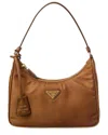 Prada Re-edition 2005 Re-nylon & Saffiano Leather Mini Bag In Brown