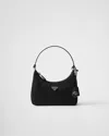 Prada Re-edition 2005 Re-nylon And Saffiano Mini Bag In Black