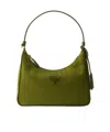 Prada Re-edition 2005 Re-nylon And Saffiano Mini Bag In Green