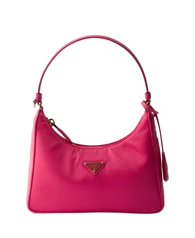 Prada Re-edition 2005 Re-nylon And Saffiano Mini Bag In Pink