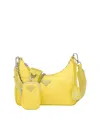 Prada Re-edition 2005 Re-nylon Bag With Saffiano Mini Bag