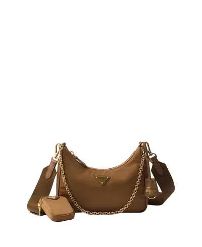 PRADA RE-EDITION 2005 RE-NYLON BAG WITH SAFFIANO MINI BAG