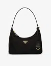 Prada Mini Bag Re-edition 2005 In Re-nylon And Saffiano In Black