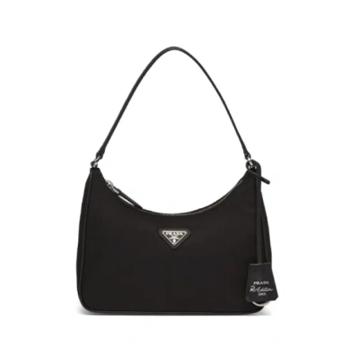 Prada Re-edition 2005 Re-nylon Mini Hobo Bag 'black'
