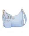 Prada Re-edition 2005 Re-nylon Bag In Light Blue