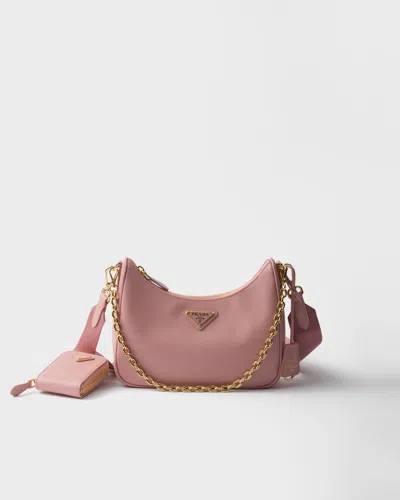 Prada Re-edition 2005 Saffiano Leather Bag In Pesco