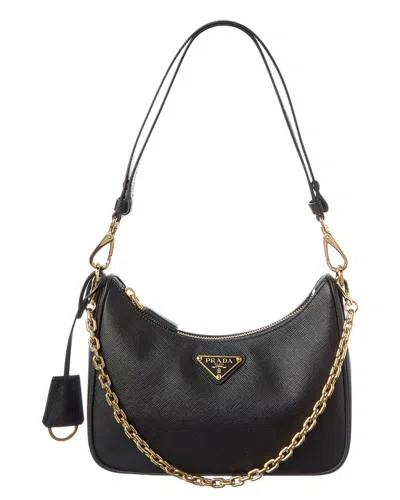 Prada Re-edition 2005 Saffiano Leather Mini Bag In White