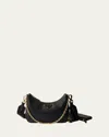 Prada Re-edition 2005 Saffiano Leather Shoulder Bag In Black