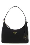 Prada ' Re-edition 2005' Shoulder Bag In Black