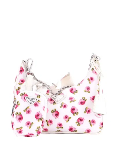 Pre-owned Prada Re-edition 2005 Shoulder Bag Tessuto Small Crossbody Bag In Multi