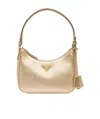 Prada Re-edition 2005 Shoulder Bag In Yellow