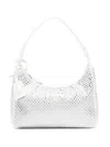 Prada Re-edition Embellished Shoulder Bag In Weiss