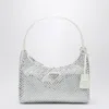 Prada White Re-edition Handbag With Crystals Women In White