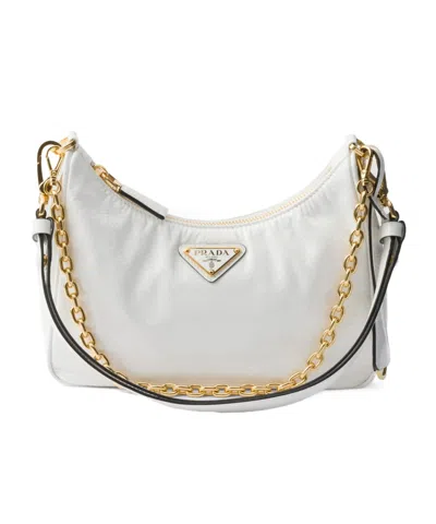 PRADA PRADA RE-EDITION NAPLAK PATENT LEATHER MINI-BAG