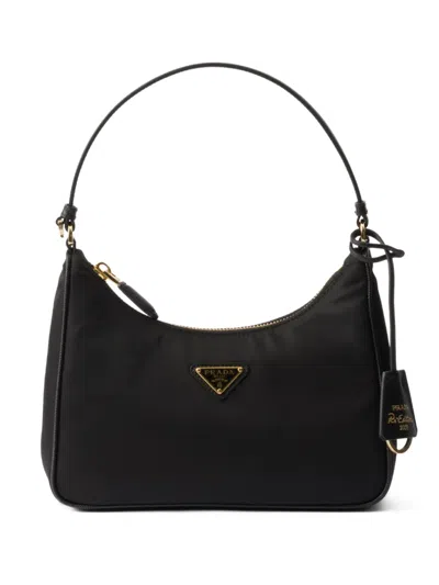 Prada Re-edition Mini-bag In Black