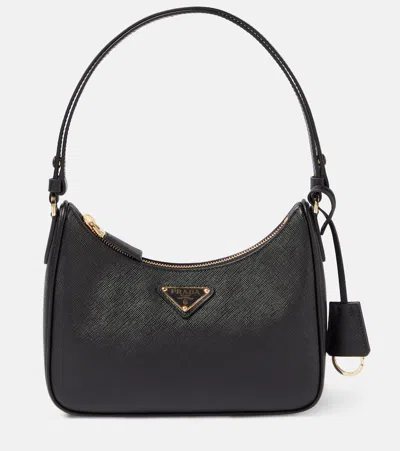 PRADA RE-EDITION MINI LEATHER SHOULDER BAG