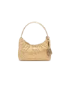 Prada Re-edition 2000 Crystal-embellished Shoulder Bag In Platinum