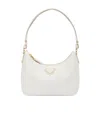 Prada Re-edition Mini Shoulder Bag In White