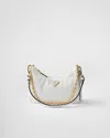 Prada Re-edition Naplak Patent Leather Mini-bag In White
