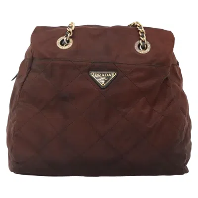Pre-owned Prada Re-edition Nylon Shoulder Bag () In Brown