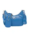 Prada Re-edition Padded Shoulder Bag In Blue