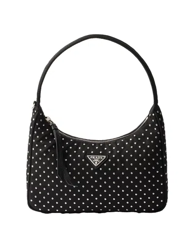 Prada Re-edition Re-nylon Mini Bag With Studs