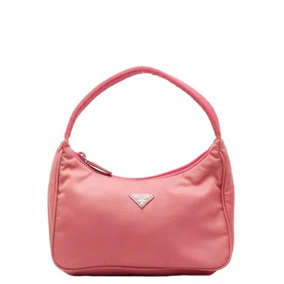 Prada Re-edition Synthetic Handbag () In Pink