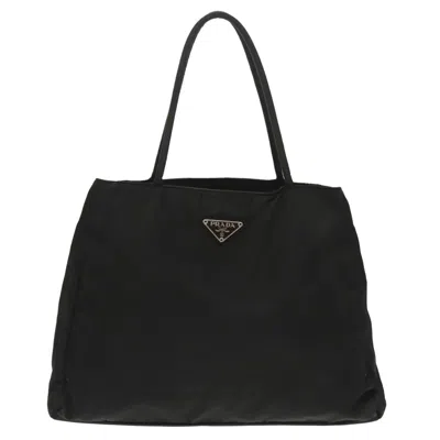 Pre-owned Prada Re-edition Synthetic Tote Bag () In Black