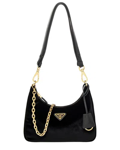 Prada Women Re edition Velvet Mini bag In Black ModeSens