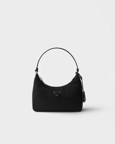 Prada Re-edition 2005 Mini Bag Aus Re-nylon In Black