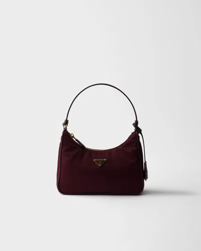 Prada Re-edition 2005 Mini Bag Aus Re-nylon In Brown