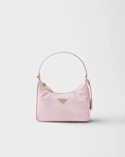 Prada Re-edition 2005 Mini Bag Aus Re-nylon In Pink