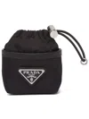 Prada Re-nylon Air Pods Pro Case In Black