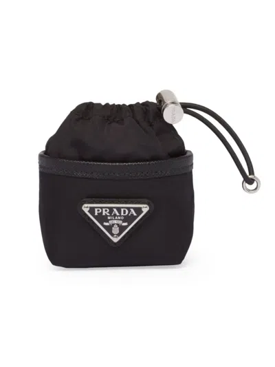 Prada Re-nylon Air Pods Pro Case In Black