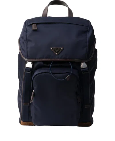 Prada Re-nylon And Leather Backpack