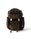 Prada Re-nylon And Saffiano Leather Backpack
