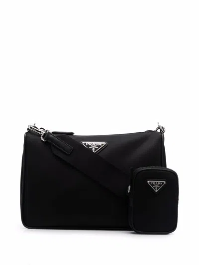 Prada Re-nylon And Leather Crossbody Bag