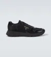 Prada Sneakers Prax 2.0 In Black Fabric And Mesh