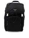 Prada Top Handle Mesh Panel Backpack