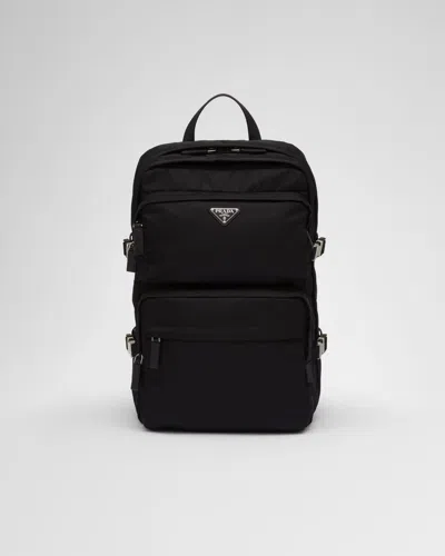 Prada Re-nylon And Saffiano Backpack