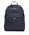Prada Re-nylon And Saffiano Leather Backpack