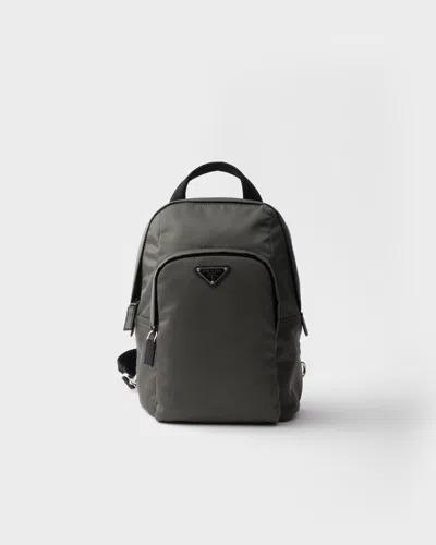 PRADA RE-NYLON AND SAFFIANO LEATHER BACKPACK