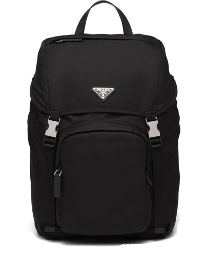 Prada Re-nylon And Saffiano Leather Backpack