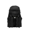 Prada Re-nylon And Saffiano Leather Backpack In Black